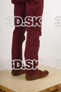 Calf red trousers of Sidney 0006